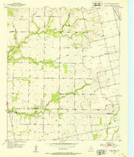 China Grove Texas Historical topographic map, 1:24000 scale, 7.5 X 7.5 Minute, Year 1952