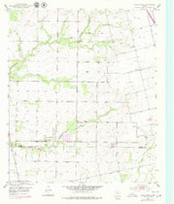 China Grove Texas Historical topographic map, 1:24000 scale, 7.5 X 7.5 Minute, Year 1952