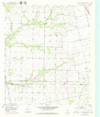 China Grove Texas Historical topographic map, 1:24000 scale, 7.5 X 7.5 Minute, Year 1952