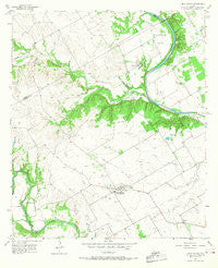 China Springs Texas Historical topographic map, 1:24000 scale, 7.5 X 7.5 Minute, Year 1957