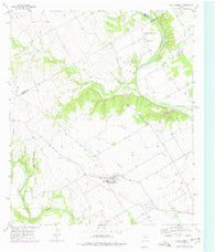 China Springs Texas Historical topographic map, 1:24000 scale, 7.5 X 7.5 Minute, Year 1957