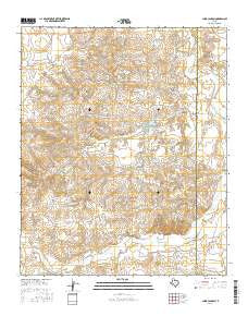 China Canyon Texas Current topographic map, 1:24000 scale, 7.5 X 7.5 Minute, Year 2016