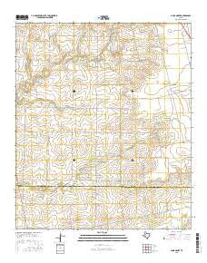 China Grove Texas Current topographic map, 1:24000 scale, 7.5 X 7.5 Minute, Year 2016