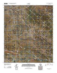 China Lake NE Texas Historical topographic map, 1:24000 scale, 7.5 X 7.5 Minute, Year 2010