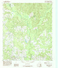 Chireno North Texas Historical topographic map, 1:24000 scale, 7.5 X 7.5 Minute, Year 1984