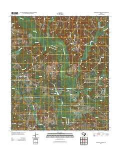Chireno North Texas Historical topographic map, 1:24000 scale, 7.5 X 7.5 Minute, Year 2013