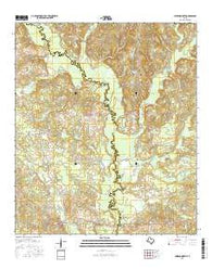Chireno North Texas Current topographic map, 1:24000 scale, 7.5 X 7.5 Minute, Year 2016