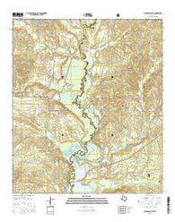 Chireno South Texas Current topographic map, 1:24000 scale, 7.5 X 7.5 Minute, Year 2016