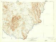 Chisos Mountains Texas Historical topographic map, 1:125000 scale, 30 X 30 Minute, Year 1903