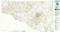 Chisos Mountains Texas Historical topographic map, 1:100000 scale, 30 X 60 Minute, Year 1985