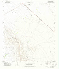 Chispa Texas Historical topographic map, 1:24000 scale, 7.5 X 7.5 Minute, Year 1972
