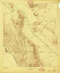 Chispa Texas Historical topographic map, 1:125000 scale, 30 X 30 Minute, Year 1895