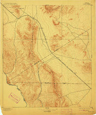 Chispa Texas Historical topographic map, 1:125000 scale, 30 X 30 Minute, Year 1897