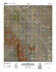 Chispa Texas Historical topographic map, 1:24000 scale, 7.5 X 7.5 Minute, Year 2010