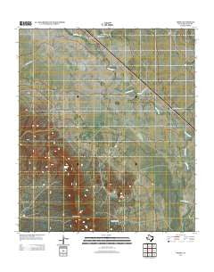 Chispa Texas Historical topographic map, 1:24000 scale, 7.5 X 7.5 Minute, Year 2012