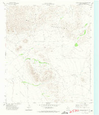 Chispa Mountain NW Texas Historical topographic map, 1:24000 scale, 7.5 X 7.5 Minute, Year 1972