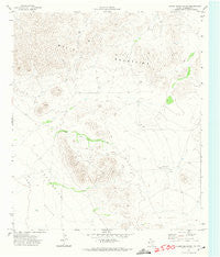 Chispa Mountain NW Texas Historical topographic map, 1:24000 scale, 7.5 X 7.5 Minute, Year 1972