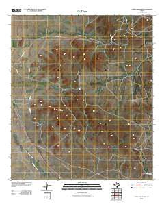 Chispa Mountain Texas Historical topographic map, 1:24000 scale, 7.5 X 7.5 Minute, Year 2010