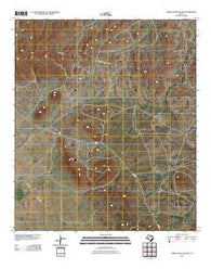 Chispa Mountain NW Texas Historical topographic map, 1:24000 scale, 7.5 X 7.5 Minute, Year 2010