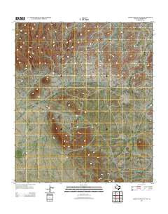 Chispa Mountain NW Texas Historical topographic map, 1:24000 scale, 7.5 X 7.5 Minute, Year 2012