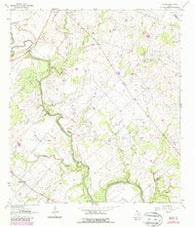 Choate Texas Historical topographic map, 1:24000 scale, 7.5 X 7.5 Minute, Year 1963