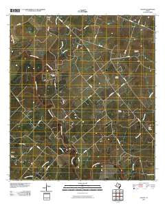 Choate Texas Historical topographic map, 1:24000 scale, 7.5 X 7.5 Minute, Year 2010