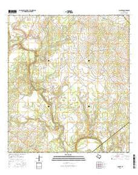 Choate Texas Current topographic map, 1:24000 scale, 7.5 X 7.5 Minute, Year 2016