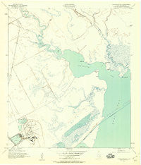 Chocolate Bay Texas Historical topographic map, 1:24000 scale, 7.5 X 7.5 Minute, Year 1943