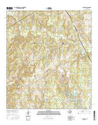 Chriesman Texas Current topographic map, 1:24000 scale, 7.5 X 7.5 Minute, Year 2016