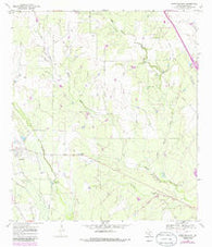 Christine East Texas Historical topographic map, 1:24000 scale, 7.5 X 7.5 Minute, Year 1969