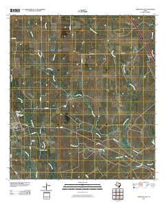 Christine East Texas Historical topographic map, 1:24000 scale, 7.5 X 7.5 Minute, Year 2010