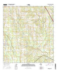 Christine East Texas Current topographic map, 1:24000 scale, 7.5 X 7.5 Minute, Year 2016