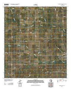 Christine West Texas Historical topographic map, 1:24000 scale, 7.5 X 7.5 Minute, Year 2010