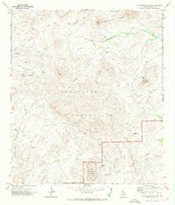 Christmas Mountians Texas Historical topographic map, 1:24000 scale, 7.5 X 7.5 Minute, Year 1971