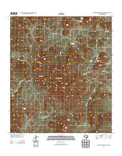 Christmas Mountains Texas Historical topographic map, 1:24000 scale, 7.5 X 7.5 Minute, Year 2012