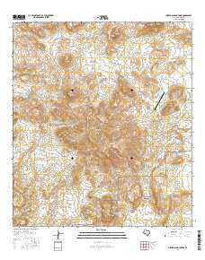 Christmas Mountains Texas Current topographic map, 1:24000 scale, 7.5 X 7.5 Minute, Year 2016