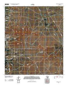 Christoval Texas Historical topographic map, 1:24000 scale, 7.5 X 7.5 Minute, Year 2010