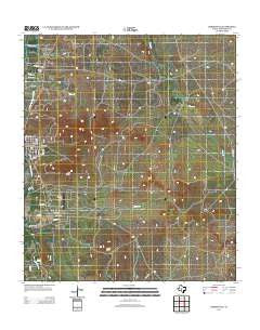 Christoval Texas Historical topographic map, 1:24000 scale, 7.5 X 7.5 Minute, Year 2012
