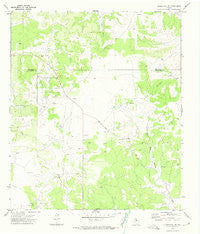 Christoval SE Texas Historical topographic map, 1:24000 scale, 7.5 X 7.5 Minute, Year 1972