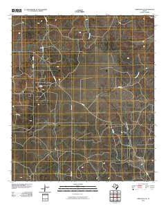 Christoval SE Texas Historical topographic map, 1:24000 scale, 7.5 X 7.5 Minute, Year 2010