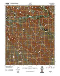 Chunky Texas Historical topographic map, 1:24000 scale, 7.5 X 7.5 Minute, Year 2010