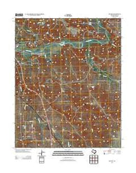Chunky Texas Historical topographic map, 1:24000 scale, 7.5 X 7.5 Minute, Year 2012