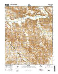 Chunky Texas Current topographic map, 1:24000 scale, 7.5 X 7.5 Minute, Year 2016