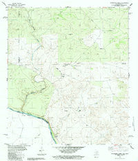 Chupadera Creek Texas Historical topographic map, 1:24000 scale, 7.5 X 7.5 Minute, Year 1984
