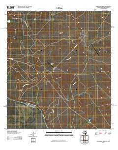 Chupadera Creek Texas Historical topographic map, 1:24000 scale, 7.5 X 7.5 Minute, Year 2010