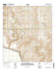 Chupadera Creek Texas Current topographic map, 1:24000 scale, 7.5 X 7.5 Minute, Year 2016