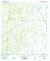 Church Peak Texas Historical topographic map, 1:24000 scale, 7.5 X 7.5 Minute, Year 1967