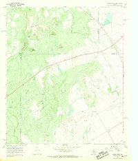 Church Peak Texas Historical topographic map, 1:24000 scale, 7.5 X 7.5 Minute, Year 1967