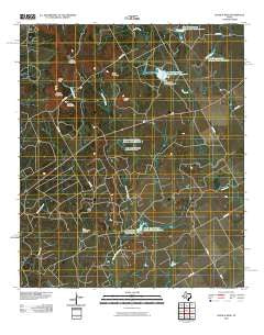 Church Peak Texas Historical topographic map, 1:24000 scale, 7.5 X 7.5 Minute, Year 2010
