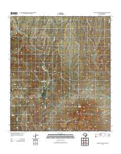Cienega Mountains Texas Historical topographic map, 1:24000 scale, 7.5 X 7.5 Minute, Year 2012